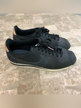 Nike Classic Cortez 72 black bronze rose gold AV4618-001 Sneakers shoes Womens 8